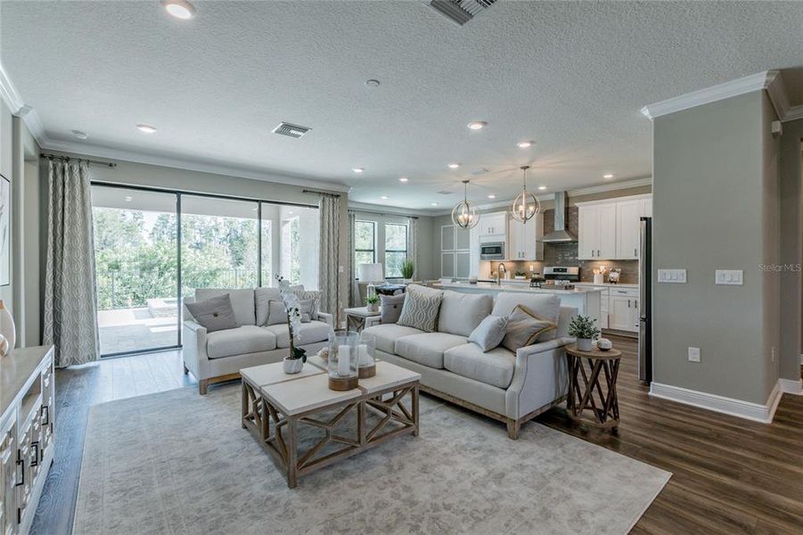Furnished interior view inside a new home in , Tarpon Springs (Image 37).