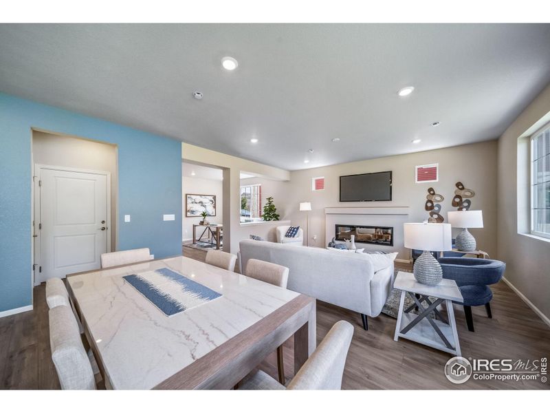 Furnished interior view inside a new home in , Johnstown (Image 7). Furnished interior view inside a new home in , Johnstown (Image 7).