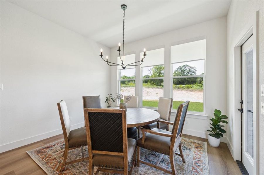 Furnished interior view inside a new home in , Weatherford (Image 22).