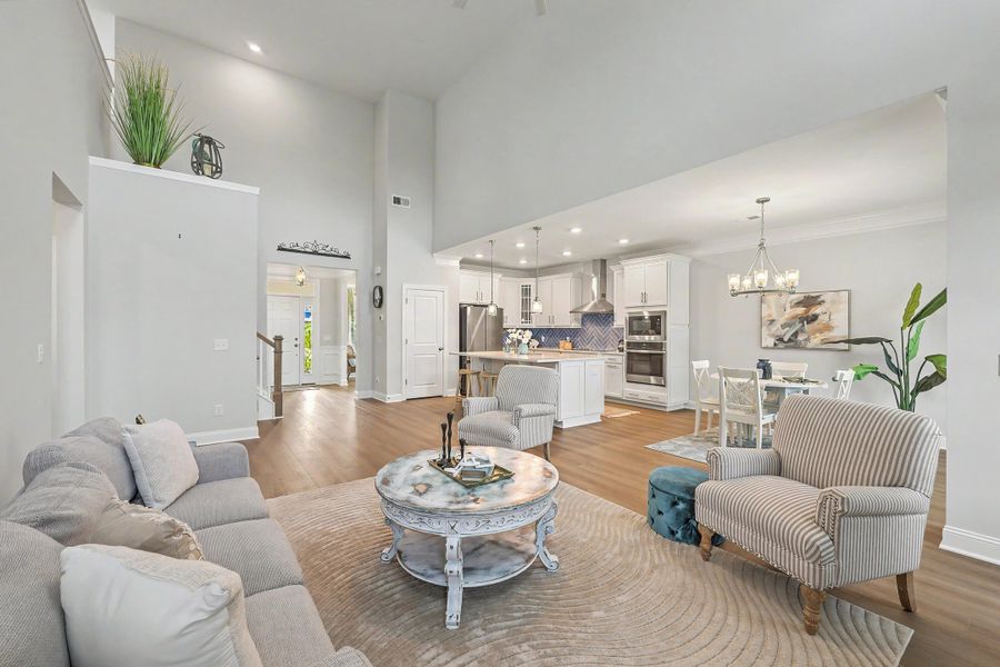 Furnished interior view inside a new home in Parker's Preserve, Ridgeville (Image 35).
