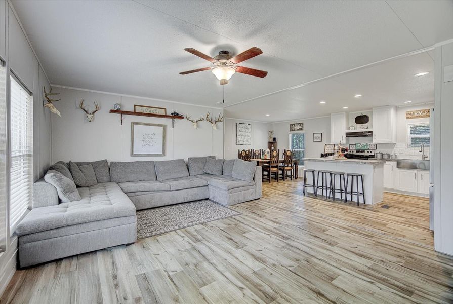 Furnished interior view inside a new home in , Cleveland (Image 3).