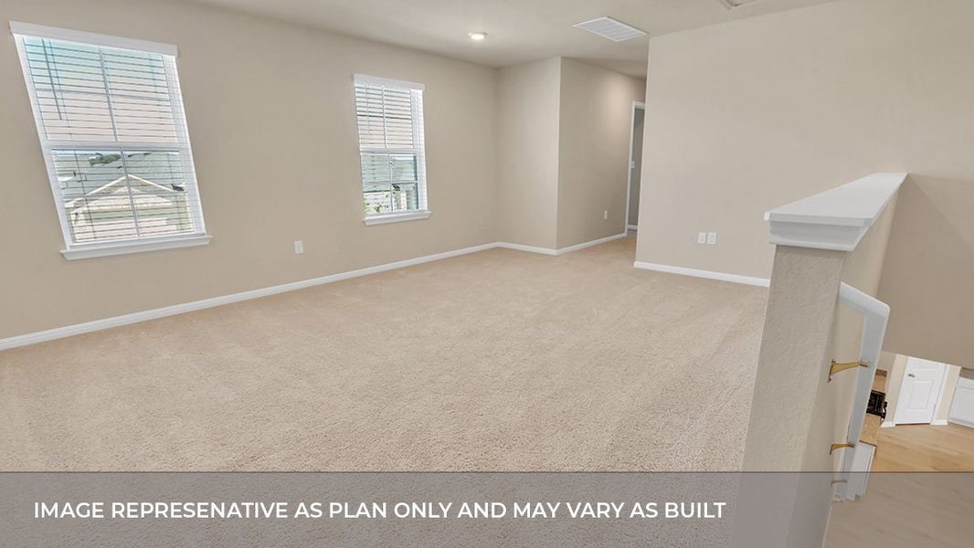 Spacious, unfurnished interior of a new home in Bar W Ranch, Leander (Image 27).
