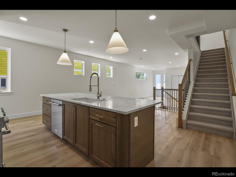 Furnished interior view inside a new home in , Colorado Springs (Image 8). Furnished interior view inside a new home in , Colorado Springs (Image 8).