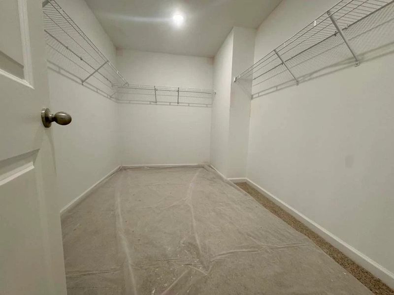 Primary Bedroom Walk-In Closet Construction Progress