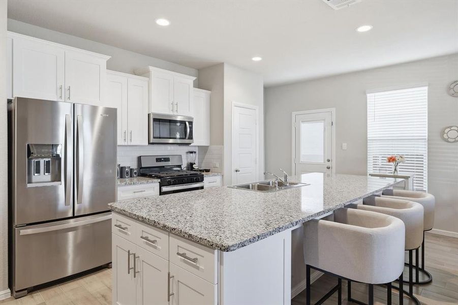 Furnished interior view inside a new home in , Fort Worth (Image 8). Furnished interior view inside a new home in , Fort Worth (Image 8).