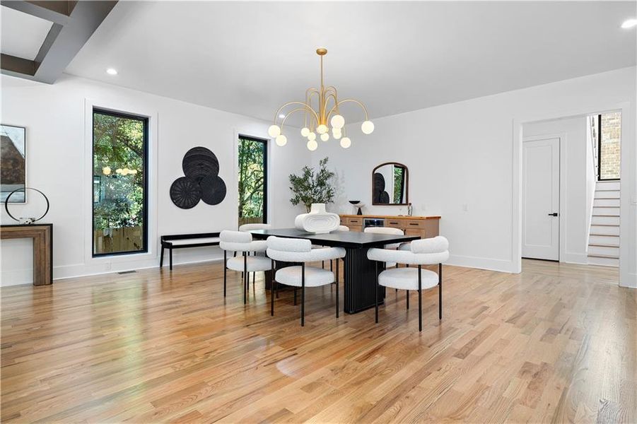Furnished interior view inside a new home in , Atlanta (Image 18).