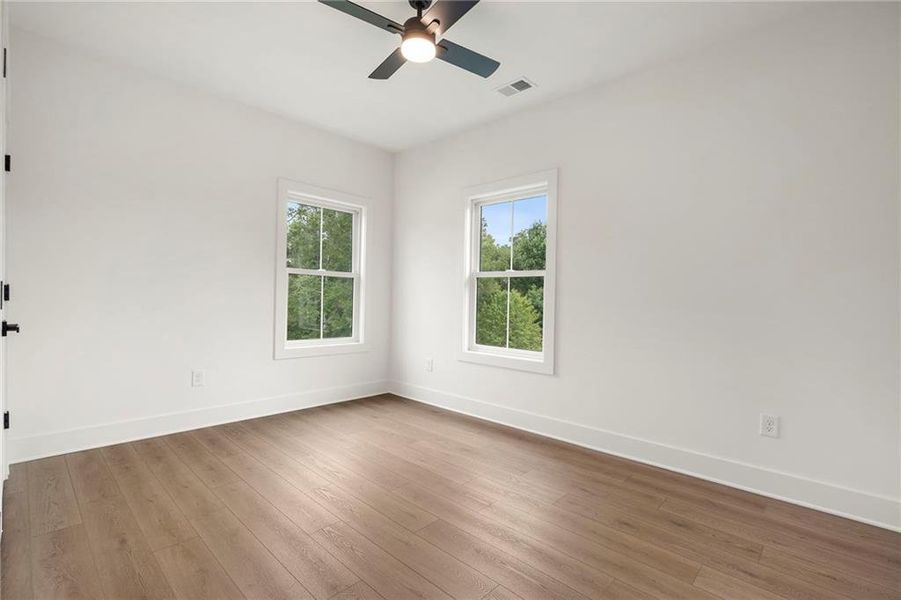 Spacious, unfurnished interior of a new home in , Hiram (Image 37).