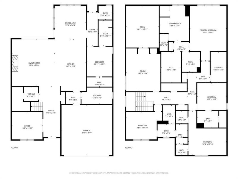 2D floor plan layout of this home in , Dallas, TX (Image 5).