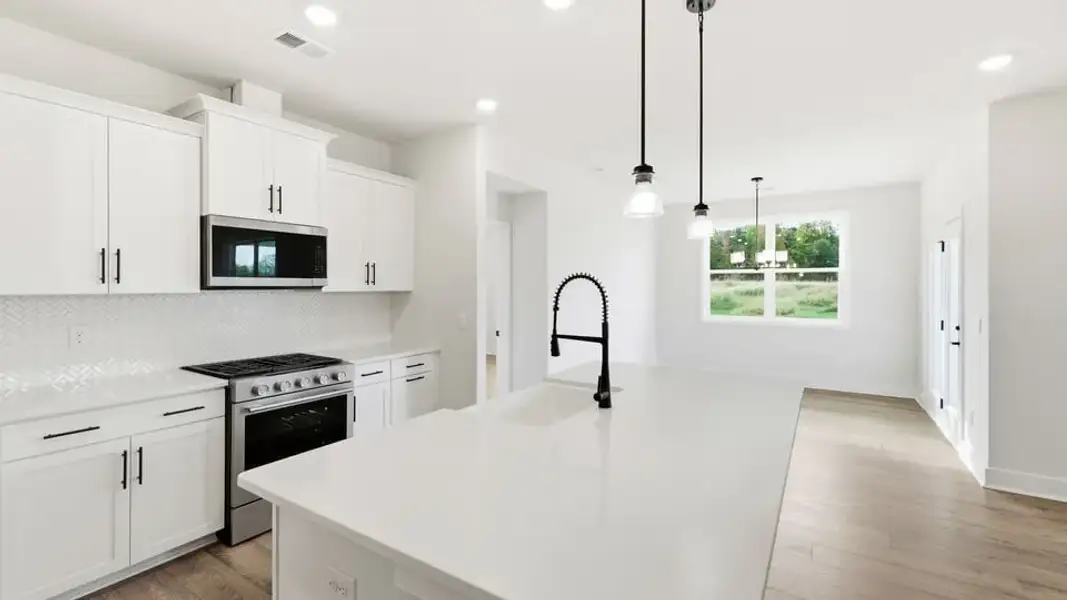 Furnished interior view inside a new home in Spring Ridge Reserve, Anderson (Image 11).