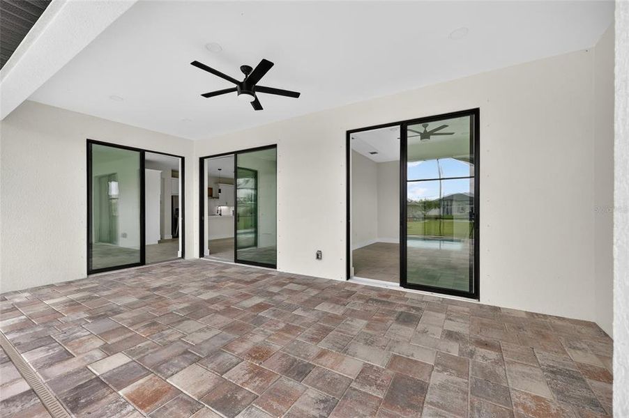 Exterior details and patio area of a home in , Cape Coral (Image 29).