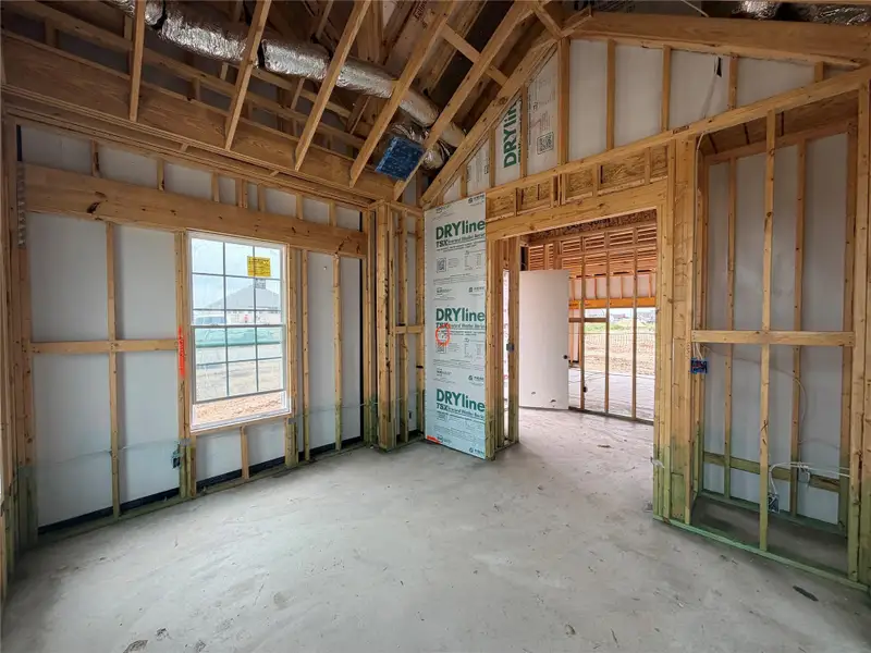 In-progress construction of a new home in Lariat, Liberty Hill, TX (Image 5).