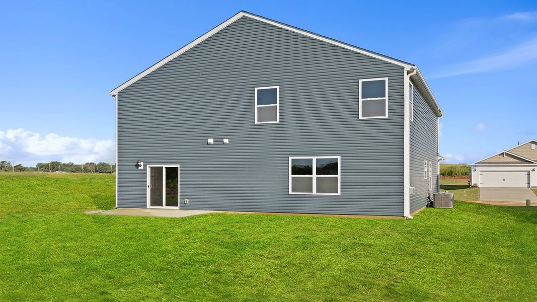 Exterior details and patio area of a home in Sage Grove, Lyman (Image 3).
