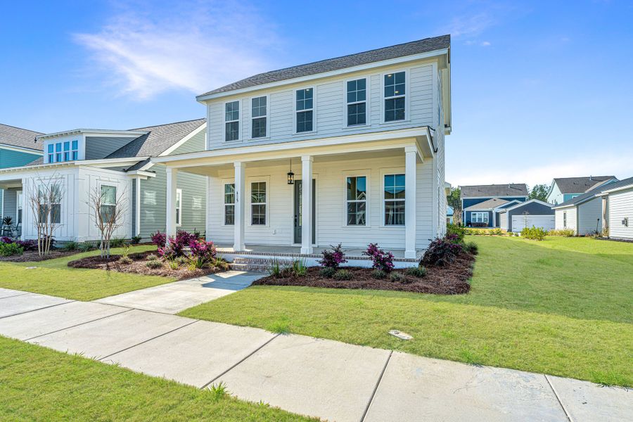Representative exterior photo of a completed home built from the Aberdeen by Homes by Dickerson in Nexton, Summerville, SC (Image 21).
