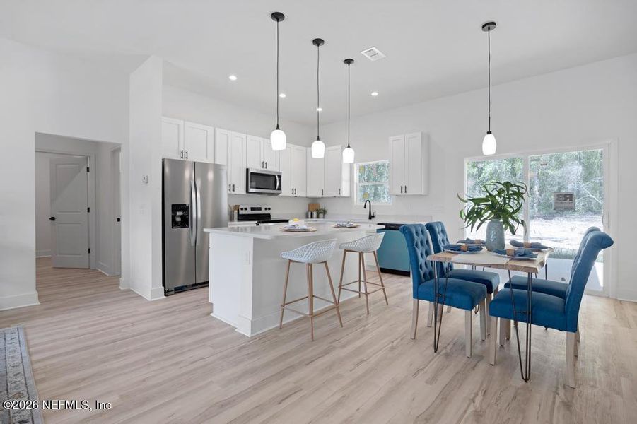 Furnished interior view inside a new home in , Keystone Heights (Image 32).