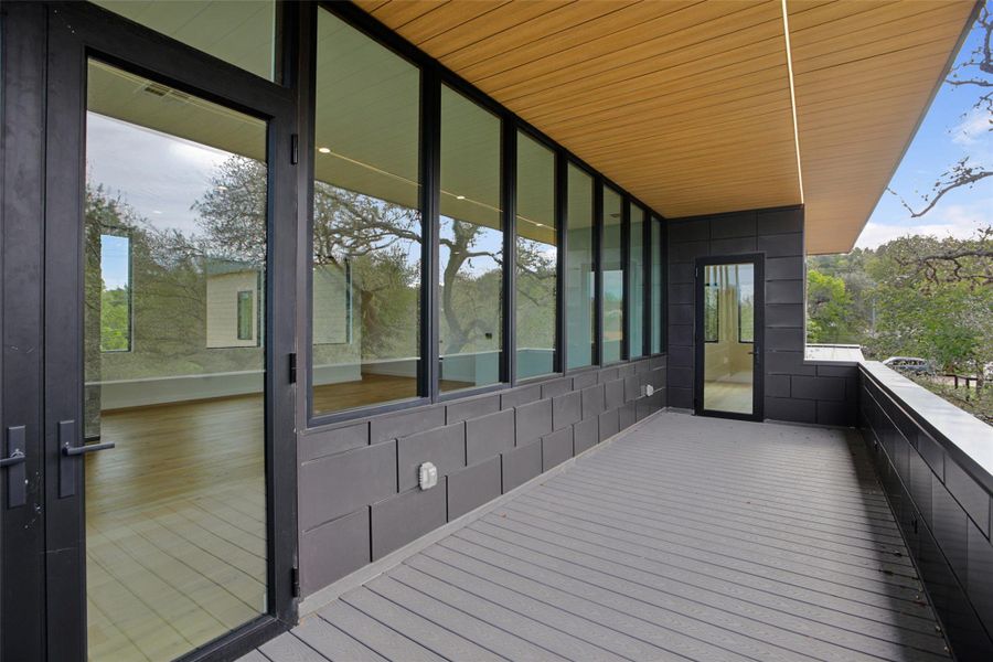 Exterior details and patio area of a home in , Austin (Image 20). Exterior details and patio area of a home in , Austin (Image 20).