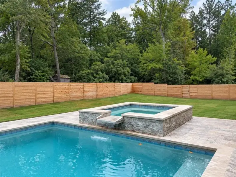 Exterior details and patio area of a home in , Atlanta (Image 25).