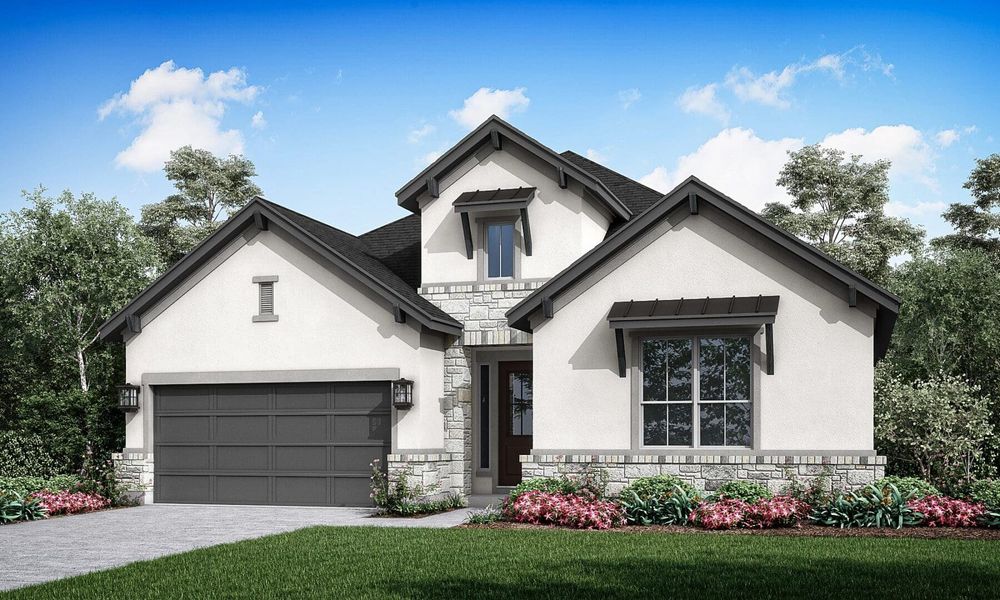 Durango Floor Plan in Audubon 60's, Magnolia | Sitterle Homes Elevation A Durango Floor Plan in Audubon 60's, Magnolia | Sitterle Homes Elevation A