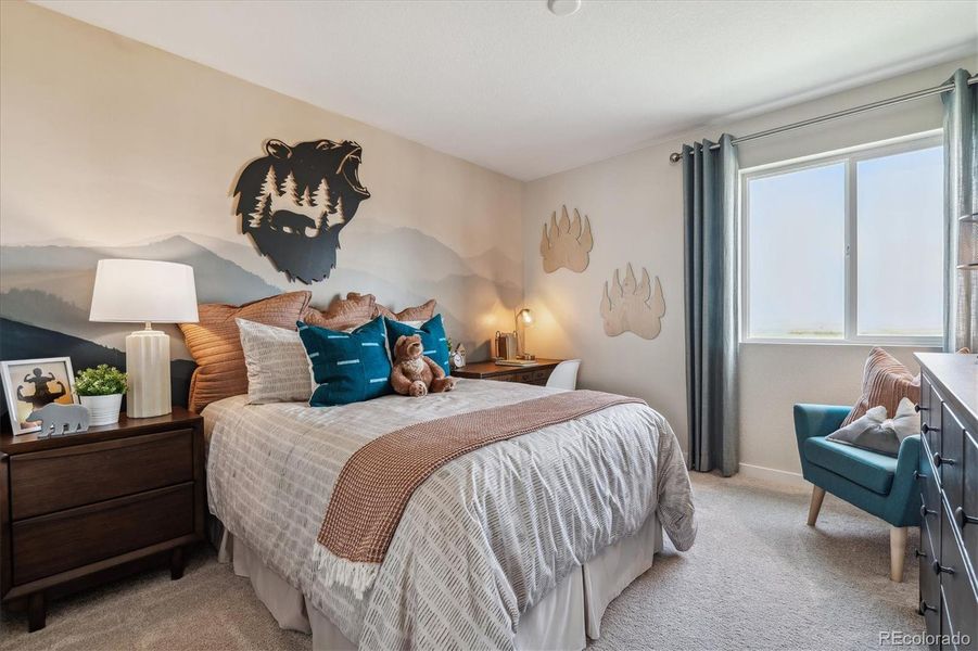 Furnished interior view inside a new home in Spring Valley Ranch, Elizabeth (Image 9).