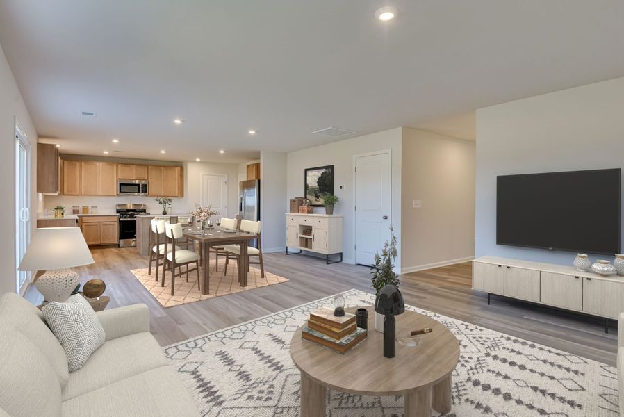 Furnished interior view inside a new home in Essence at Victorywoods Village, Columbia (Image 4).