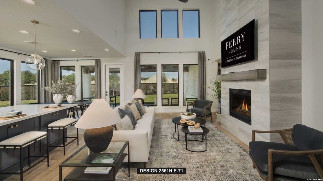 Furnished interior view inside a new home in Corley Farms, Boerne (Image 7). Furnished interior view inside a new home in Corley Farms, Boerne (Image 7).