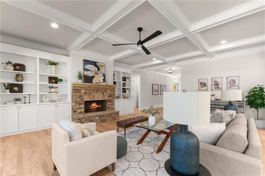 Furnished interior view inside a new home in , Gainesville (Image 48).