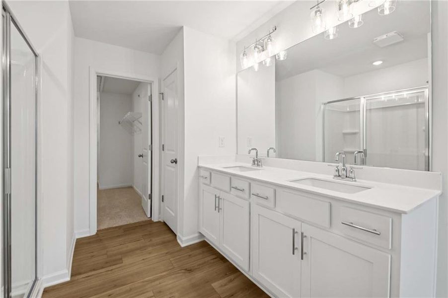 Furnished interior view inside a new home in Laurelwood, Douglasville (Image 6).