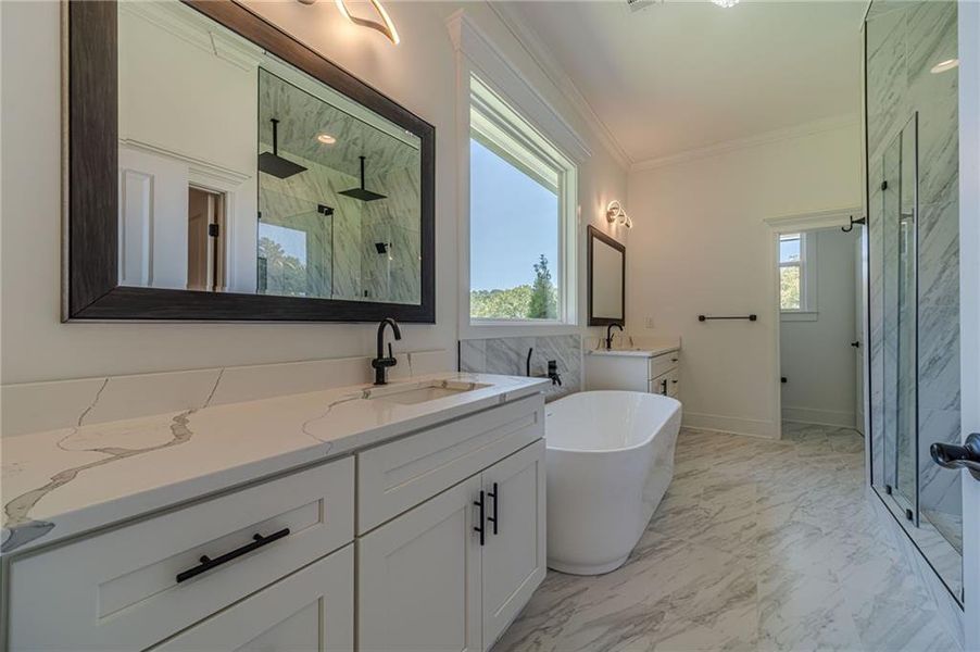 Furnished interior view inside a new home in , Dacula (Image 12).