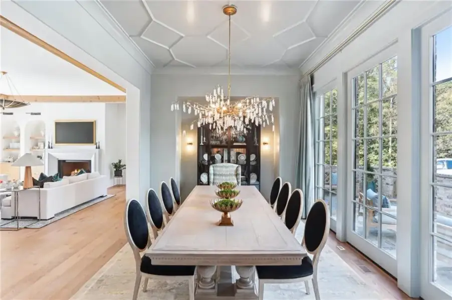 Furnished interior view inside a new home in , Atlanta (Image 19).