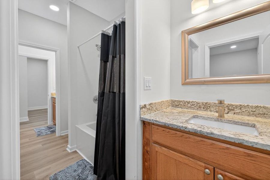 Furnished interior view inside a new home in , Oxford (Image 32).