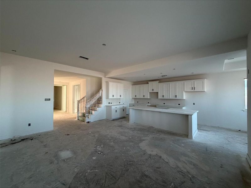 Actual progress of your home.