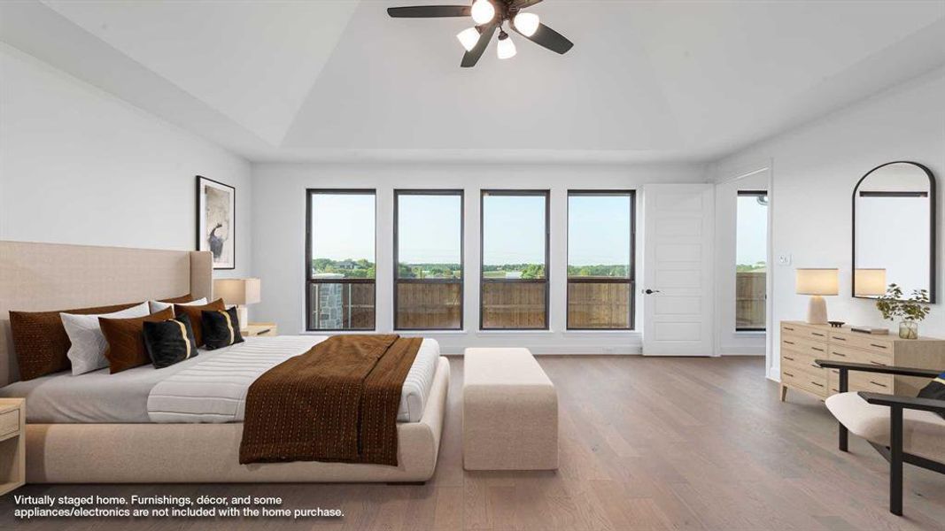 Furnished interior view inside a new home in Terraces 82'/100', Rockwall (Image 9).