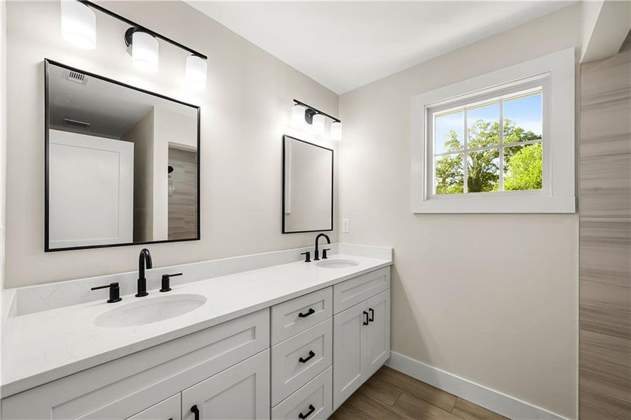 Furnished interior view inside a new home in , Atlanta (Image 15). Furnished interior view inside a new home in , Atlanta (Image 15).