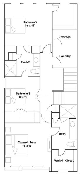 2D floor plan layout of this home in Bridgeland, Cypress, TX (Image 3). 2D floor plan layout of this home in Bridgeland, Cypress, TX (Image 3).