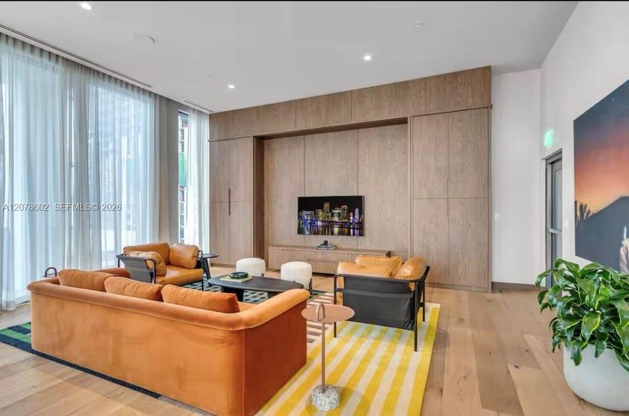 Furnished interior view inside a new home in , Miami (Image 9).