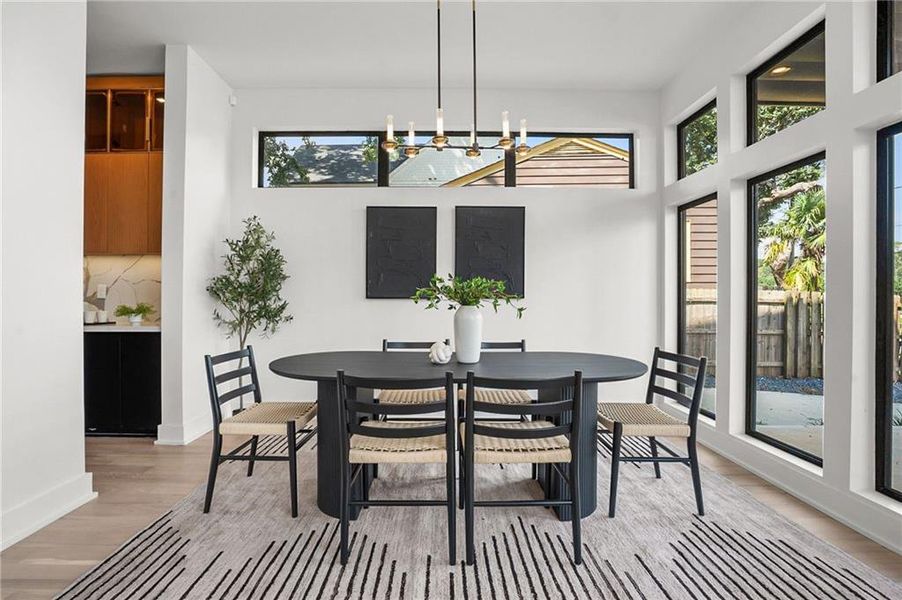 Furnished interior view inside a new home in , Atlanta (Image 36). Furnished interior view inside a new home in , Atlanta (Image 36).