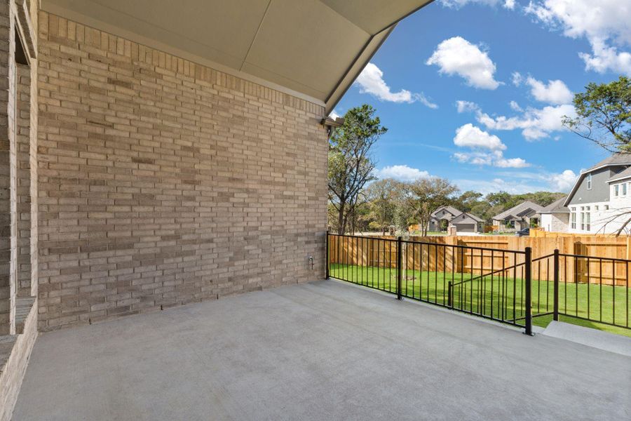 Rear Covered Patio