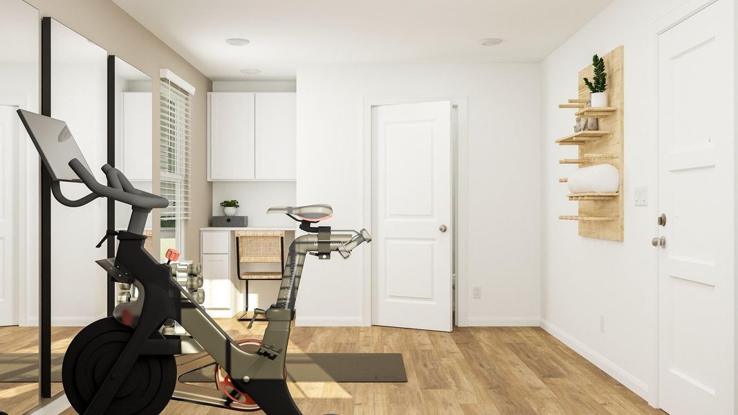 Furnished interior view inside a new home in Cotton Brook, Hutto (Image 11).