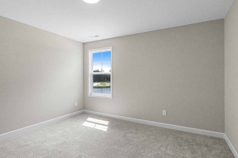 Representative unfurnished interior of a home built from the Pamlico by Caviness & Cates Communities in Bartlett Manor, Youngsville (Image 70).