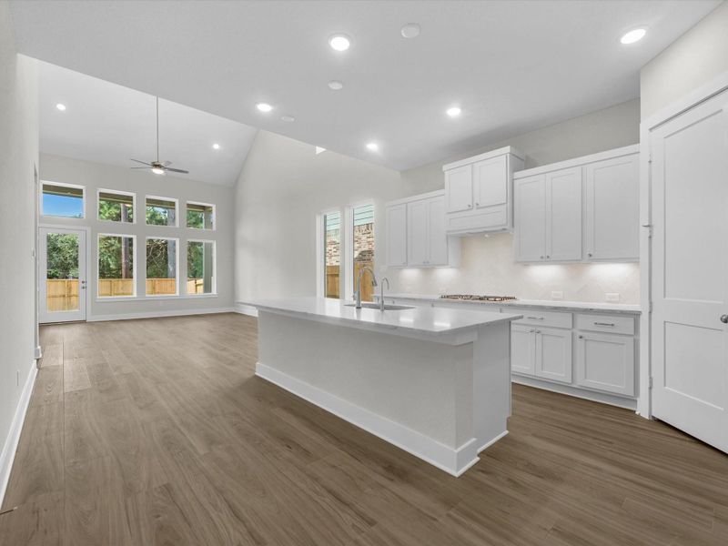 Furnished interior view inside a new home in Oakhill Reserve, Tomball (Image 6).