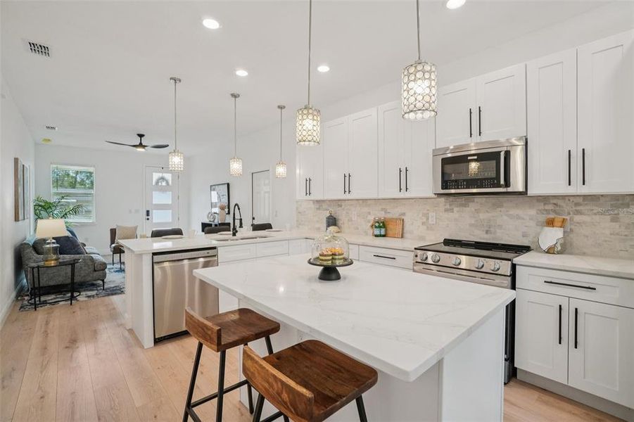 Furnished interior view inside a new home in , Tampa (Image 19). Furnished interior view inside a new home in , Tampa (Image 19).