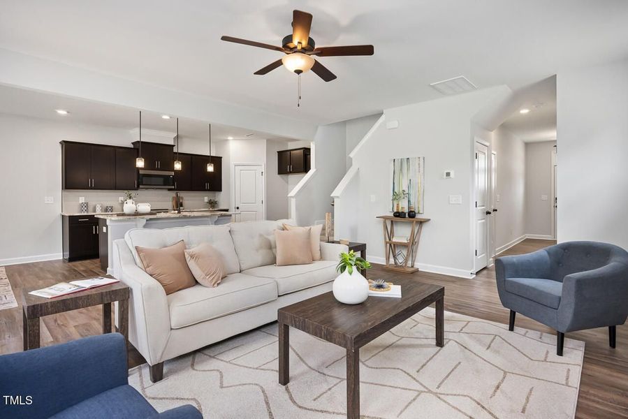 Furnished interior view inside a new home in Wellers Knoll, Lillington (Image 95).