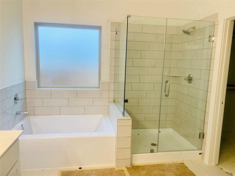 Furnished interior view inside a new home in Harrington Trails, New Caney (Image 3).