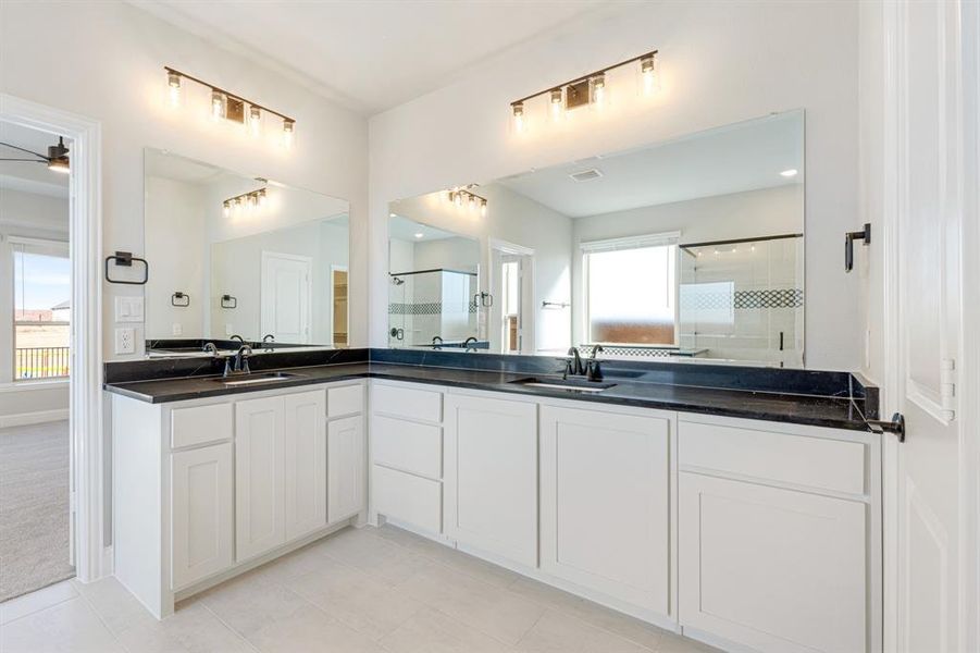 Furnished interior view inside a new home in Parks at Panchasarp Farms 55-60, Burleson (Image 18).