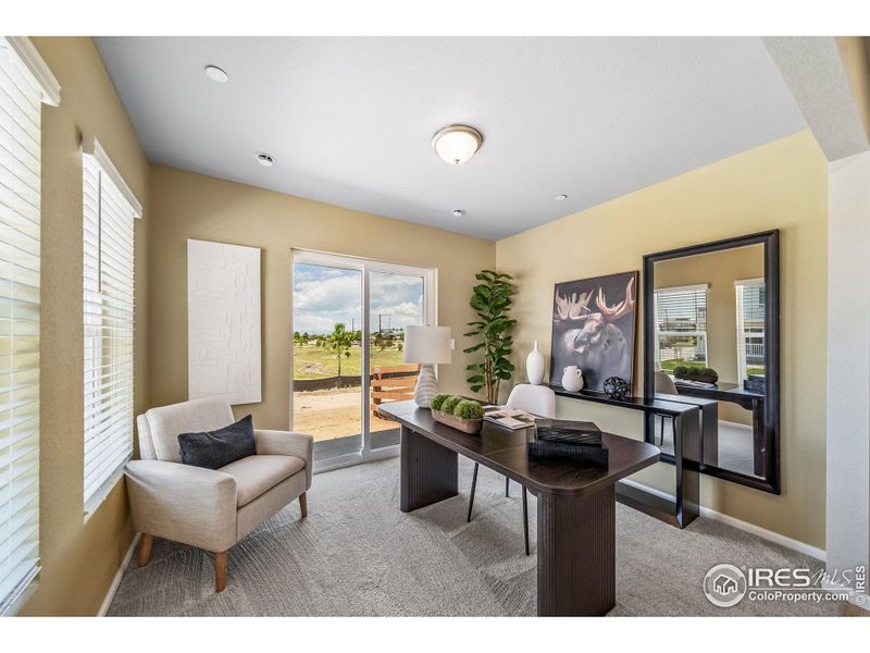 Furnished interior view inside a new home in , Johnstown (Image 38). Furnished interior view inside a new home in , Johnstown (Image 38).