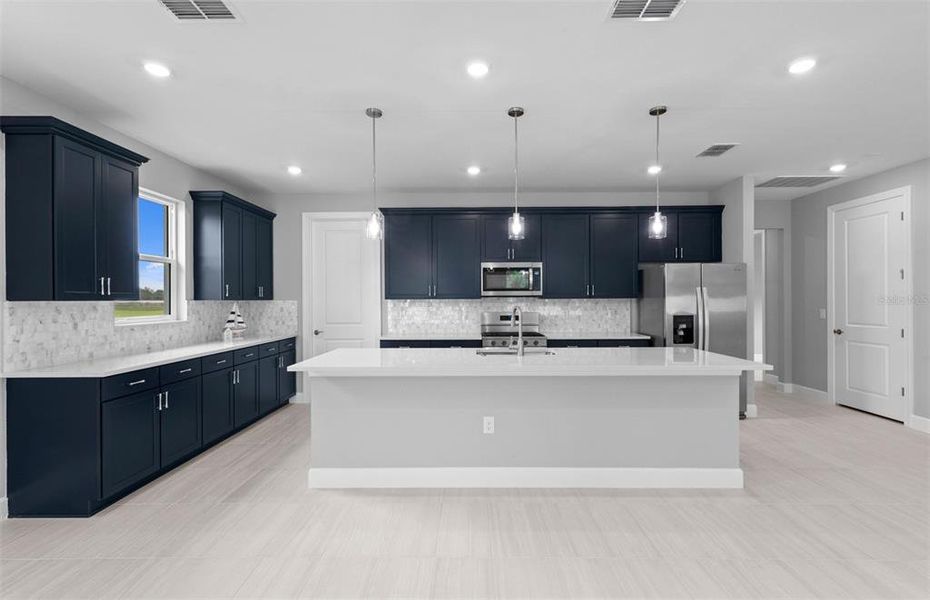 Furnished interior view inside a new home in Shores at Stillwater, Englewood (Image 7).