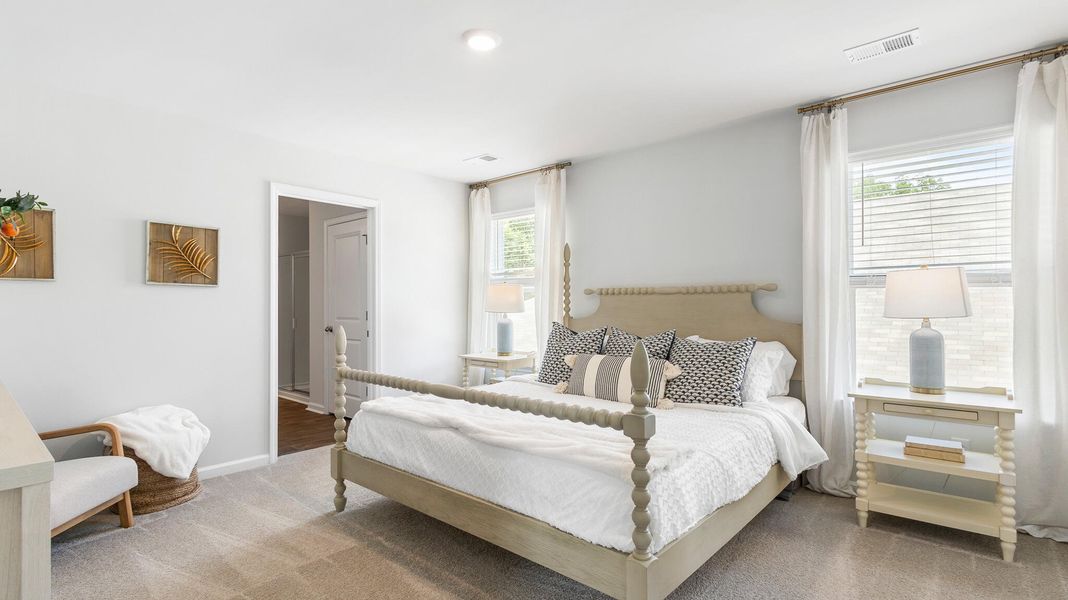 Furnished interior view inside a new home in Hillcrest, Ravenel (Image 22). Furnished interior view inside a new home in Hillcrest, Ravenel (Image 22).