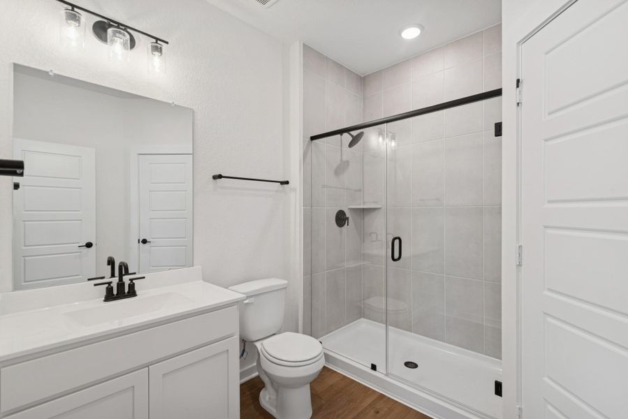 Furnished interior view inside a new home in Lone Star Landing, Montgomery (Image 11).