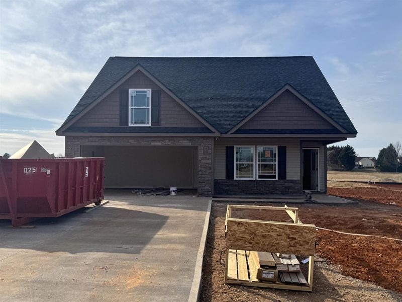 In-progress construction of a new home in Bent Tree, Gaffney, SC (Image 4).