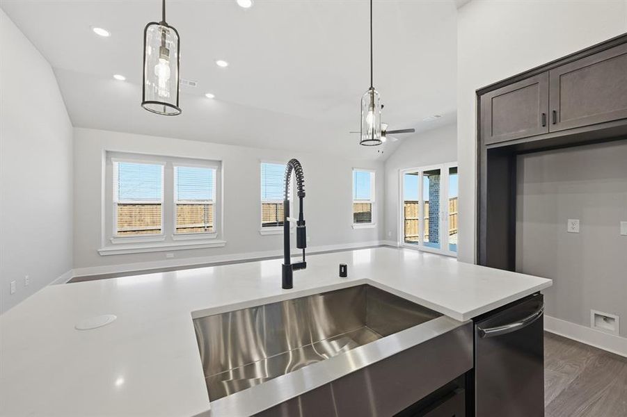 Close-up of interior finishes inside a home in Sandbrock Ranch, Aubrey (Image 14).