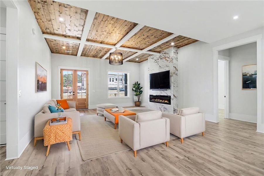 Furnished interior view inside a new home in , Lawrenceville (Image 12).